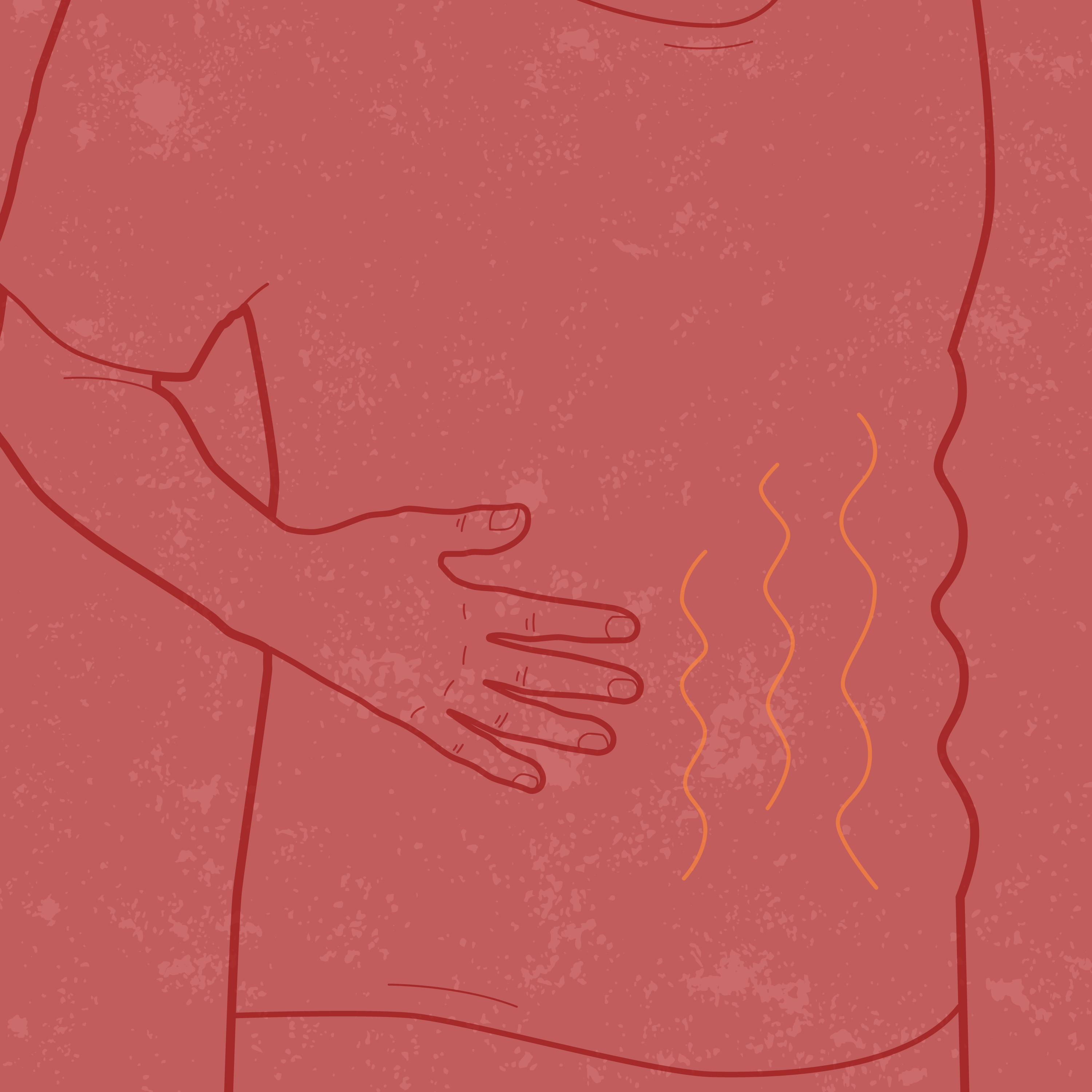 Graphic of stomach growling