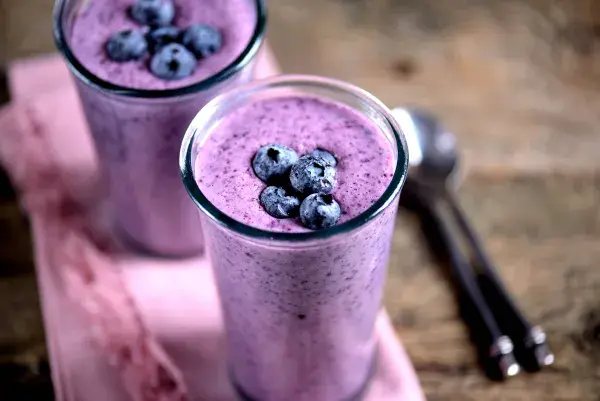 Blueberry smoothie