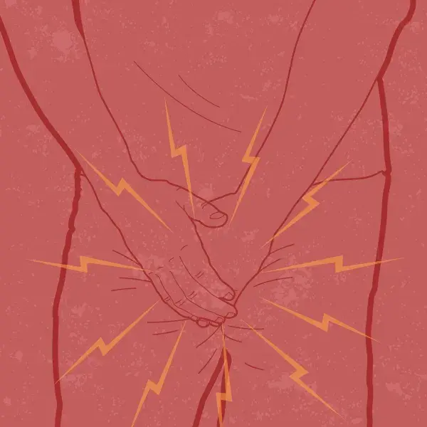 An individual with testicular pain