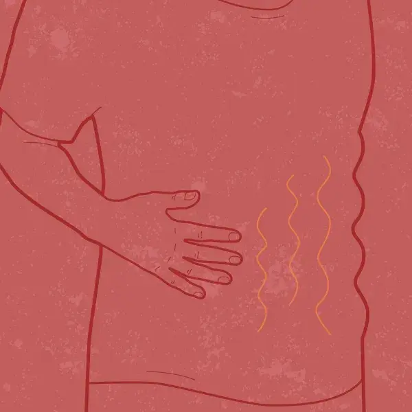 Graphic of stomach growling