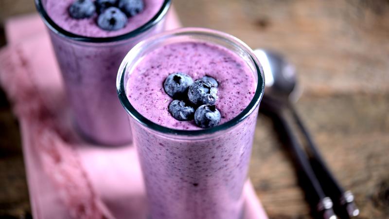 Blueberry smoothie