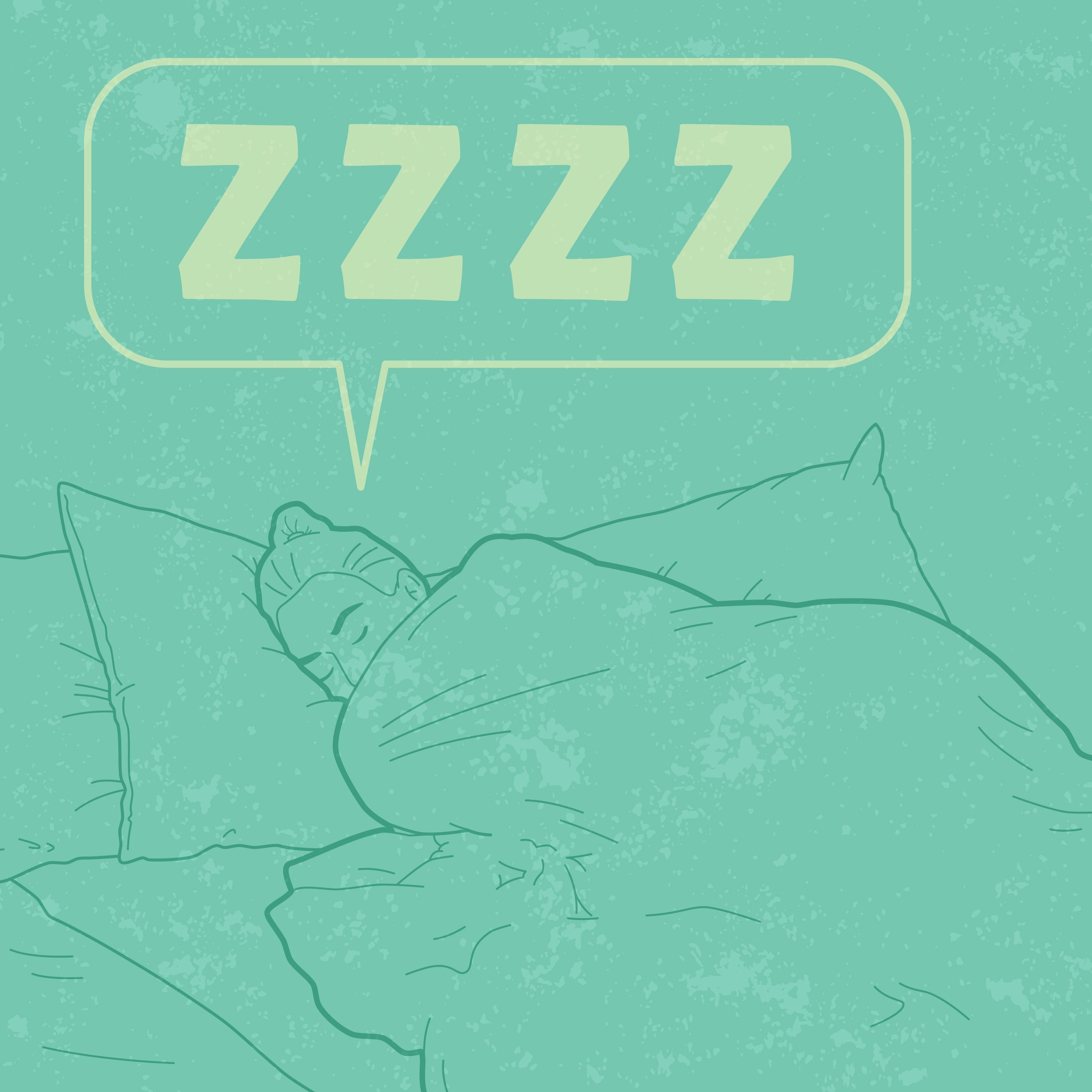 Person snoring