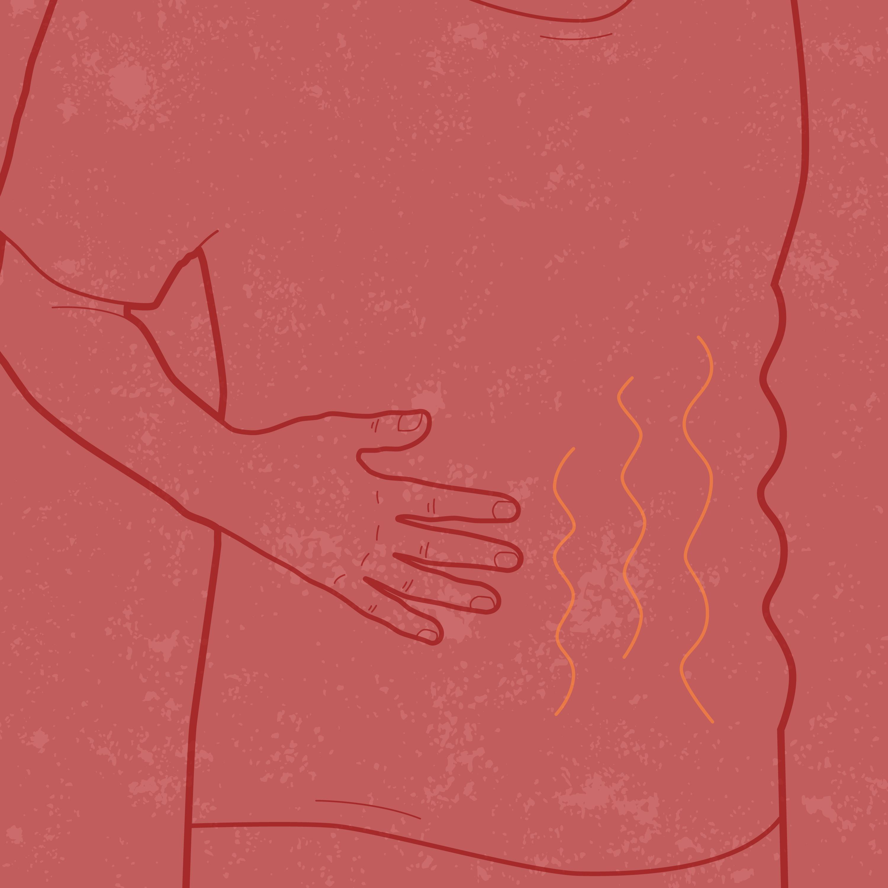 Graphic of stomach growling